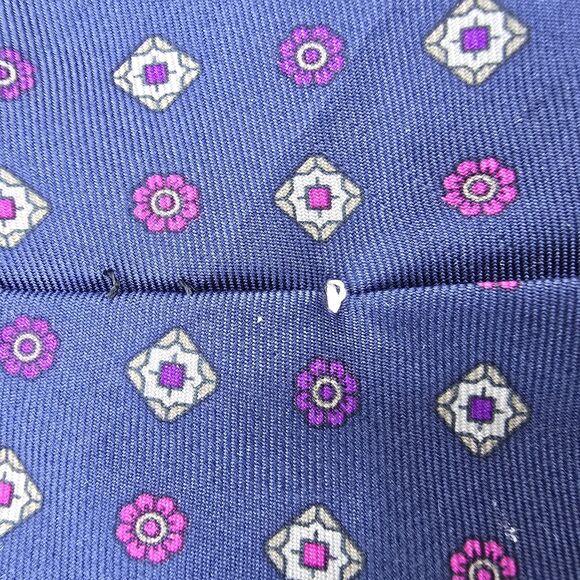 Kenneth Stevens 100% Silk From Italy Mage In USA 57 X 3in Men’s Neck Tie Vintage - Picture 5 of 6